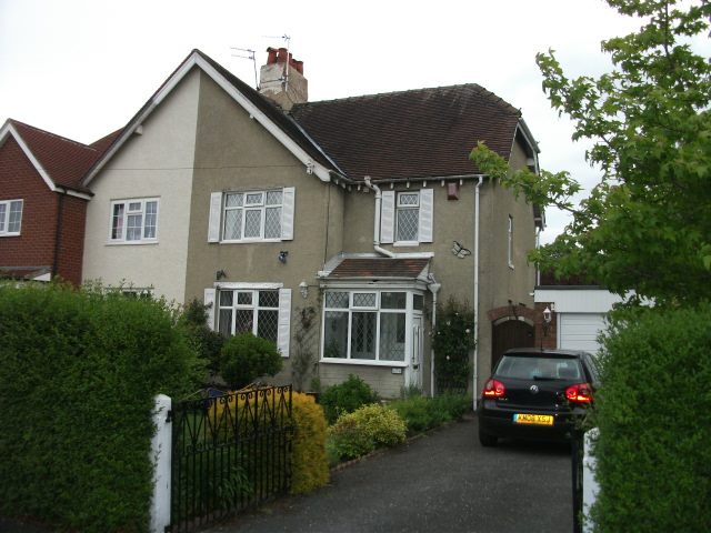 House in Poynton before Maydean Design services, showing the original structure before renovation and extension