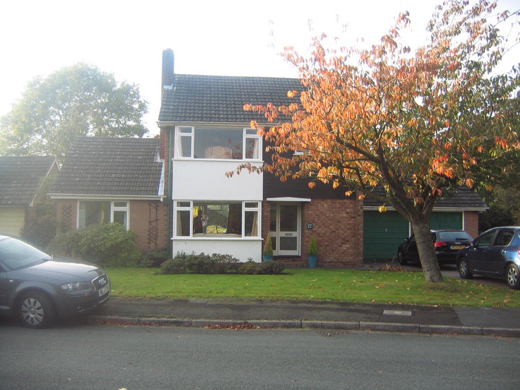 Poynton house before extension, showing existing structure before architectural improvements